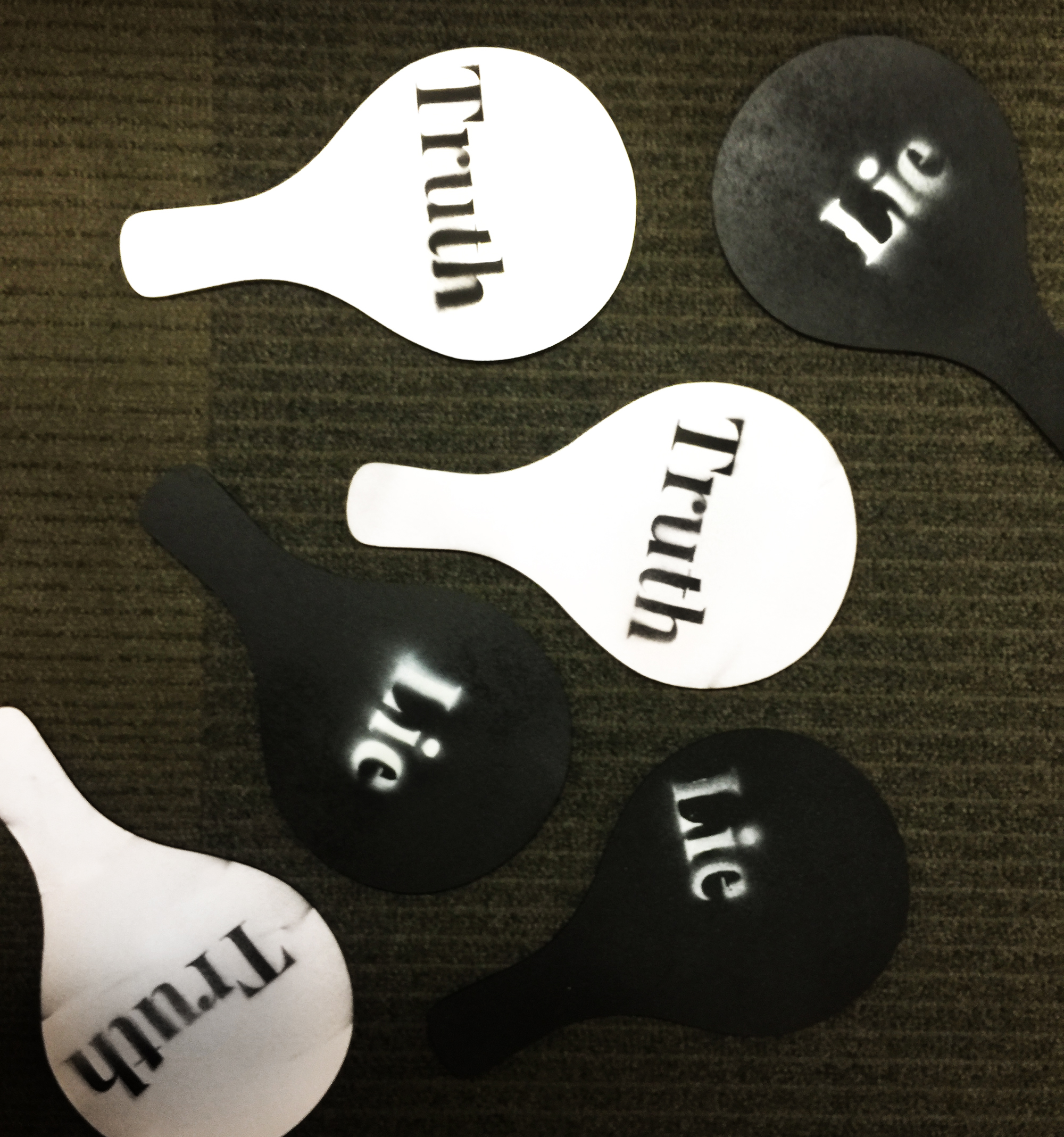 Ellevest Truth-Lie Paddles